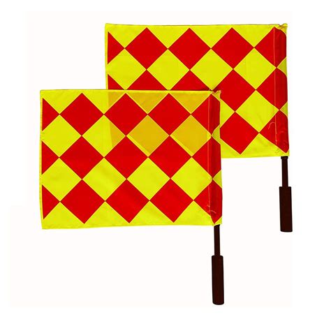 Grip Referee Linesman Flags | Rotating - Tenth Sports