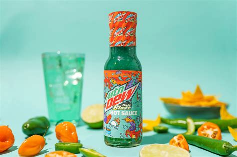 Want Some Baja Blast On Those Tacos? Mountain Dew Reveals New Hot Sauce | Dieline - Design ...