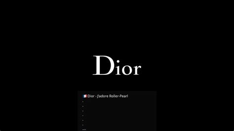 Dior - J’adore Roller-Pearl - YouTube