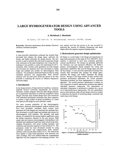 (PDF) Large hydrogenerator design using advanced tools