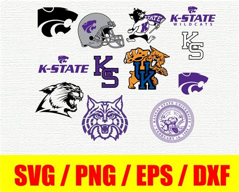 Kansas State Wildcats svg, Kansas State Wildcats logo, bundle logo, svg, png, eps, dxf, NCAA ...