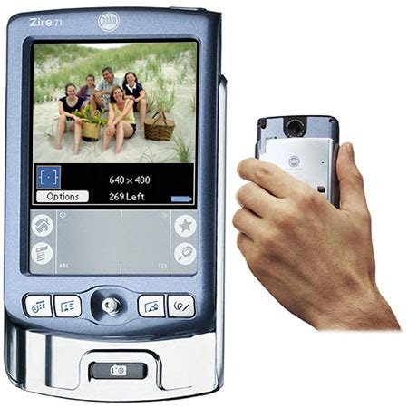 Palm Zire 71 and its ingenious camera design. The sliding mechanism ...