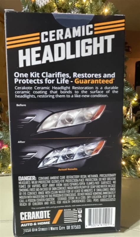 CERAKOTE Ceramic Headlight Restoration Kit | eBay