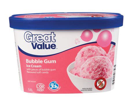 Great Value Bubble Gum Ice Cream | Walmart Canada