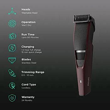 Buy Philips Beard Trimmer for Men, Skin Friendly Beard Trimmer Online ...