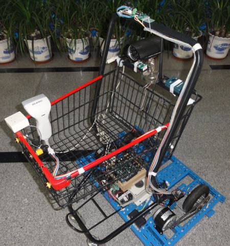 Smart Shopping Cart - Microcontroller Project Circuit