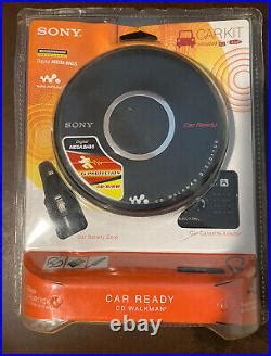 Sealed New-In-Box Sony Digital MegaBass Walkman CD player with Car Kit ...