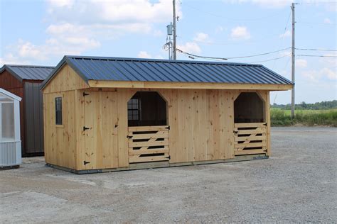 Goat Sheds - Mini Barns and Shed Construction - Millersburg Ohio | Goat shed, Farm shed, Dog ...