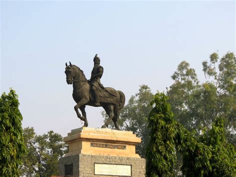 Equestrian statue of Ranjit Singh in Amritsar, Punjab India