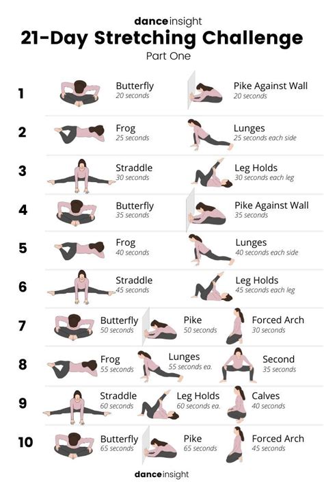 21-Day Stretching Challenge | Free Printables!