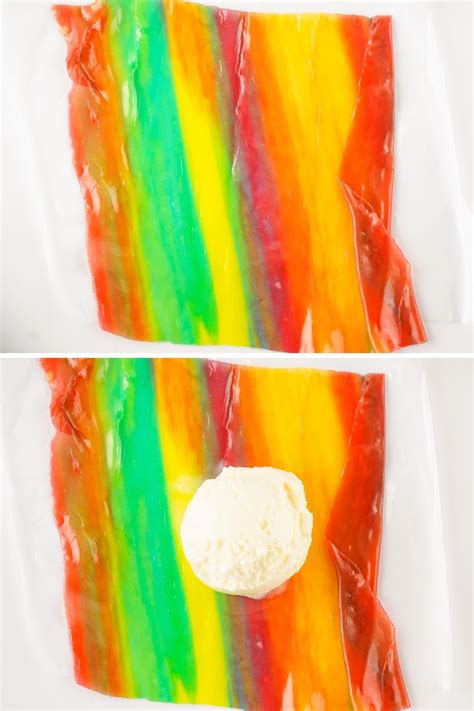 Fruit Roll-Up Ice Cream (TikTok Viral Recipe) • Bake Me Some Sugar