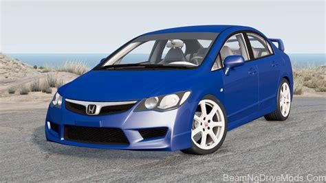 BeamNG - Honda Civic Type-R Sedan (FD2) 2007 - BeamNG Drive Mods Download