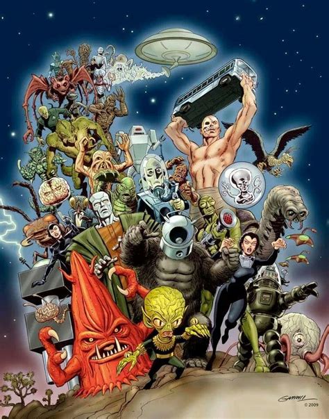 50's Monsters | Horror monsters, Movie monsters, Horror art