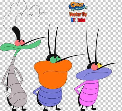 Oggy Cockroach Music Cartoon PNG, Clipart, Animals, Artwork, Beak ...