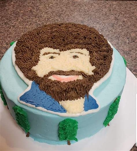 Bob Ross Birthday Cake – Idalias Salon