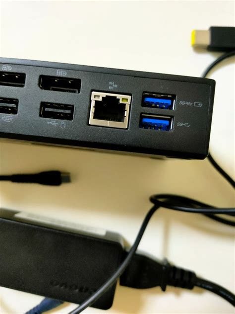 ThinkPad USB-C Dock docking hub type C connector, with 90W power supply ...