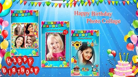 Happy Birthday Collage Maker Photo Editor:Amazon.co.uk:Appstore for Android