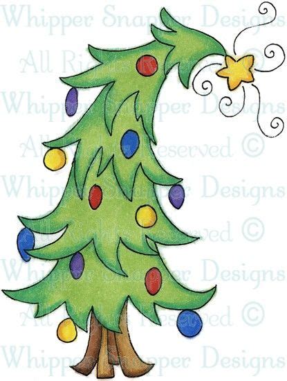 Tilted Xmas Tree | Christmas tree drawing, Whimsical christmas trees ...