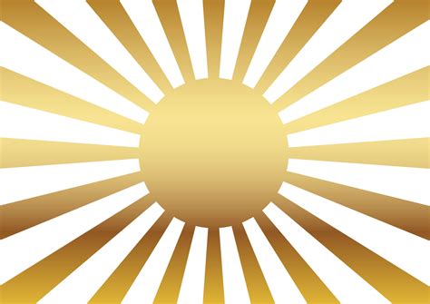 Japanese Vector Rising Sun Vintage Symbol Isolated On A White ...