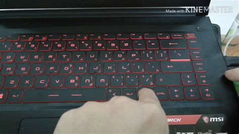 how to activate your keyboard back light from your MSI gaming laptop ...