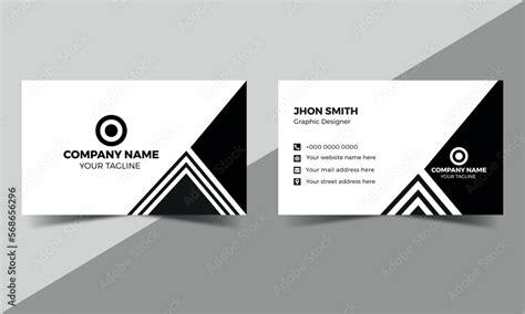 Modern Business Card - Creative and Clean Business Card Template Modern and simple business card ...