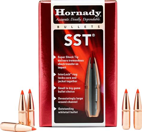 Hornady 30 Caliber Bullets .308" 150 Grain SST (300 Savage), (Per 100 ...