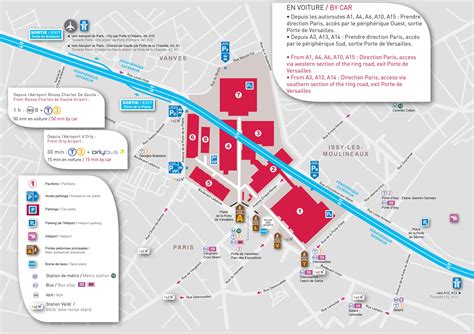 Paris expo Porte de Versailles map - Map of Paris expo Porte de ...