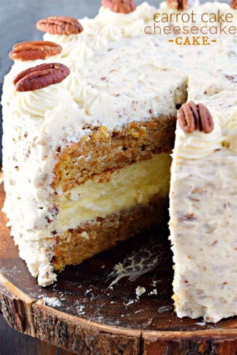 Carrot Cake Cheesecake Cake - Shugary Sweets