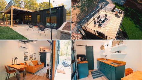 A Rooftop Deck Adds To The Living Space At This Shipping Container House