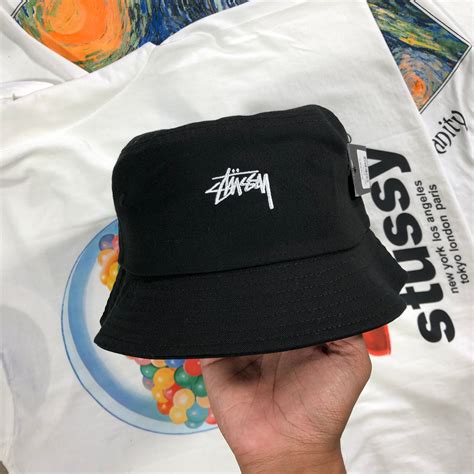 Stussy Stussy Stock Logo Bucket Hat Size L/XL | Grailed