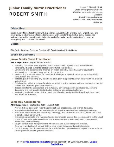 Nurse Practitioner Job Description Sample | PDF Template