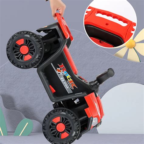 Electric Off-Road ATV Four-wheel Rechargeable Car for kids Red - Kids Electric Dirt Bikes ...