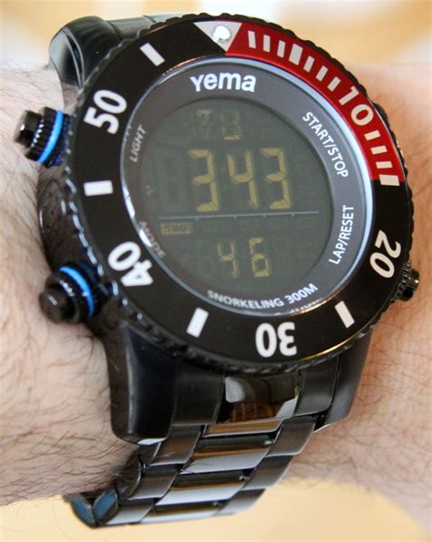 Yema YMHF0310 Digital Diver Watch Review | aBlogtoWatch