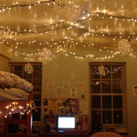 66 Inspiring ideas for Christmas lights in the bedroom