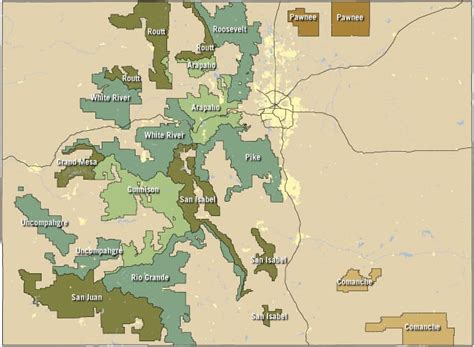 colorado blm and national forest map - Chock-Full E-Zine Frame Store