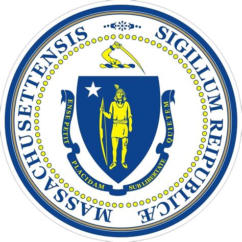 Massachusetts State Seal Decals / Stickers | State symbols ...