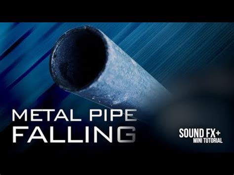 Metal Pipe Falling - Sound Effect - YouTube