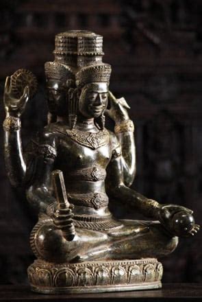 Brahma Statues, Hindu God Brahma Sculpture, Creator | Lotus Sculpture