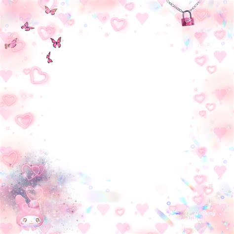 Girly Border PNG Photo | PNG All