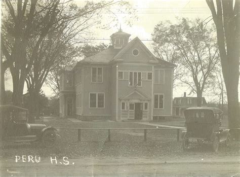 Peru High School has changed just a “little” over the past 100 years ...