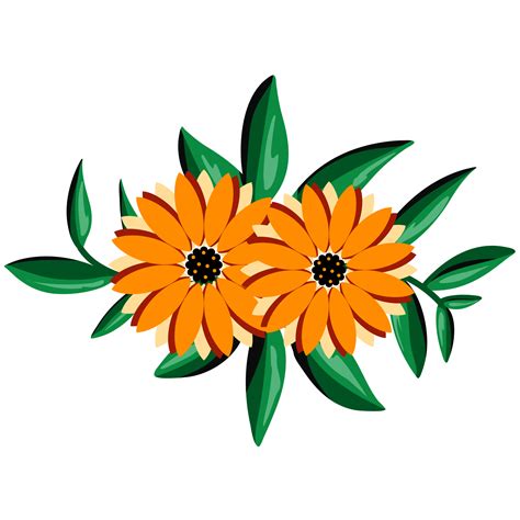 Sunflower Bouquet Illustration 14070158 PNG