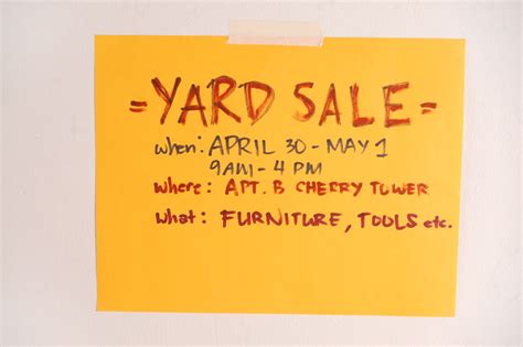 6 Ways to Make Yard Sale Signs - wikiHow