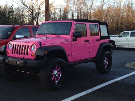 Pink jeep Dream Cars Jeep, Jeep Cars, My Dream Car, Pretty Cars, Cute ...