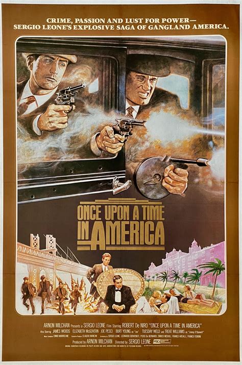 Original Once Upon a Time in America Movie Poster - Sergio Leone