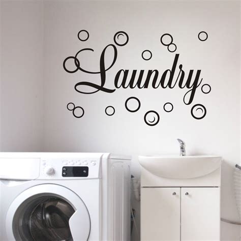 Buy Laundry Room Decal Quote Bubble Stciker Laundry Signs Wall ...