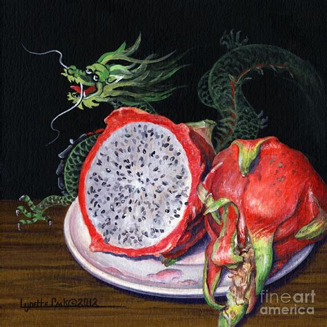 Fruit of the Dragon Painting by Lynette Cook - Pixels