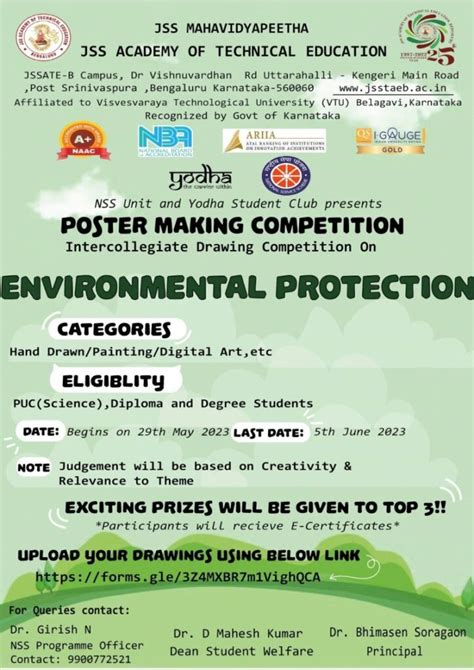 Drawing and Poster Making Competition 2023 by JSS Academy