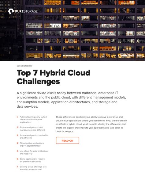 Top 7 Hybrid Cloud Challenges