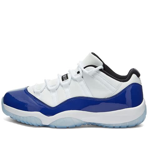 Air Jordan 11 Retro Low W White, Black & Concord | END. (US)