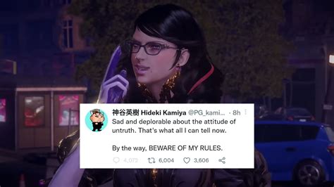 Bayonetta 3 Creator, Hideki Kamiya Deleted His Twitter Following Backlash